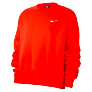 Red Nike crewneck